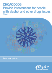 Picture of CHCAOD006 Provide interventions for people with alcohol and other drugs issues eBook