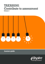 Picture of TAEASS301 Contribute to assessment eBook